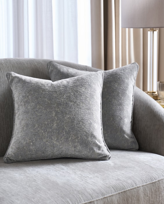 Lipsy Abstract Velvet Cushion